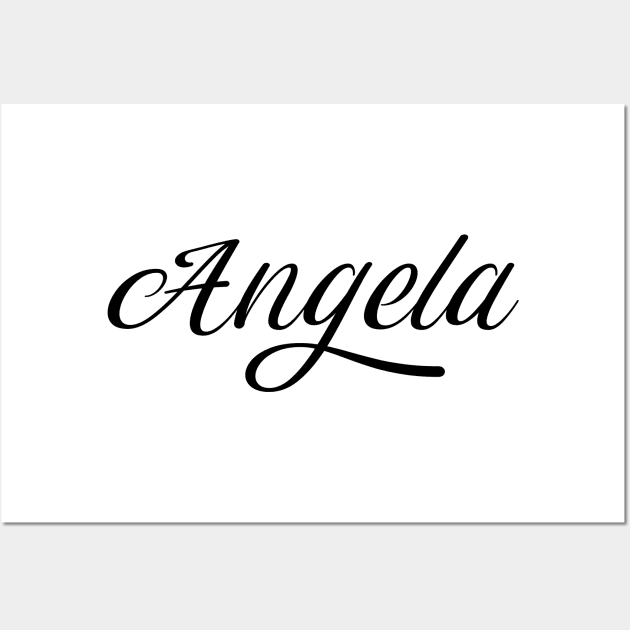 Name Angela Wall Art by gulden